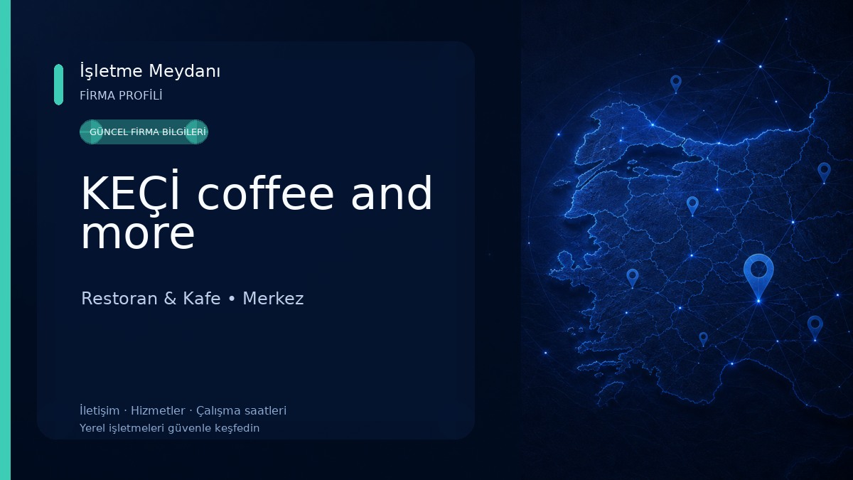 KEÇİ coffee and more Restoran & Kafe