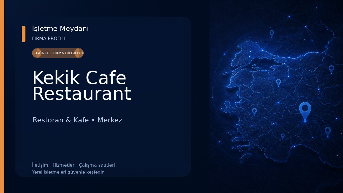 Kekik Cafe Restaurant Restoran & Kafe