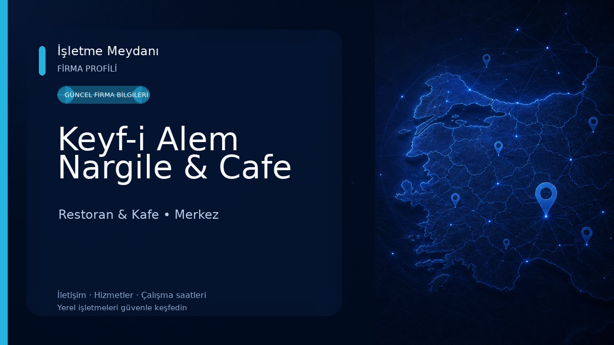 Keyf-i Alem Nargile & Cafe Restoran & Kafe