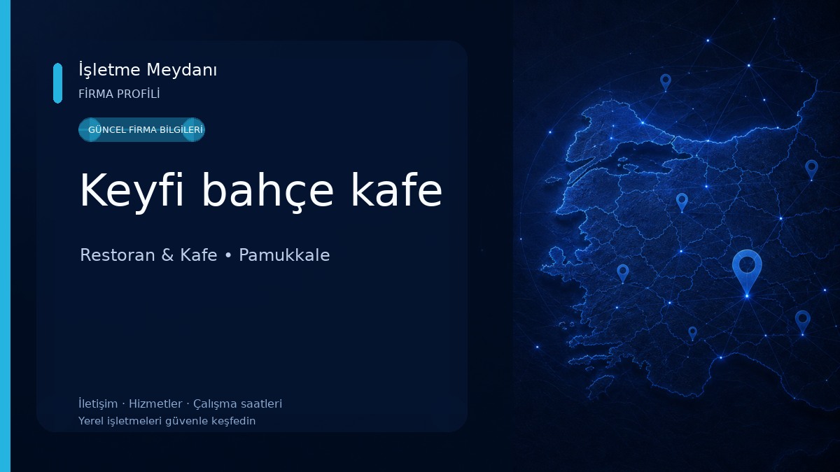 Keyfi bahçe kafe Restoran & Kafe