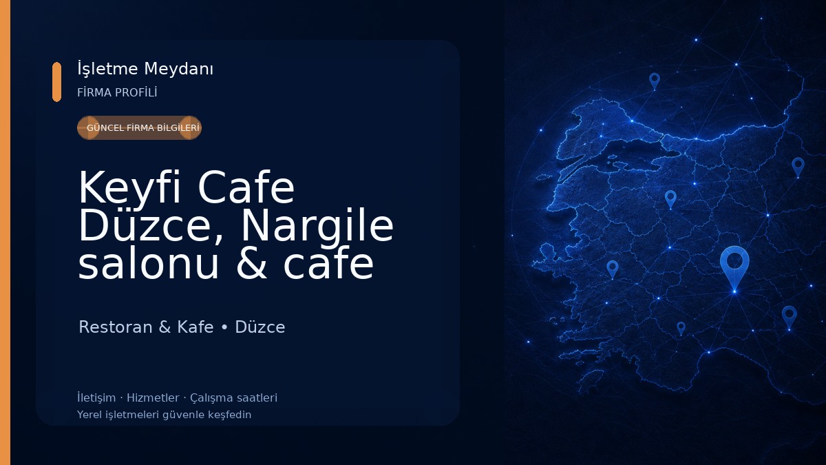 Keyfi Cafe Düzce, Nargile salonu & cafe Restoran & Kafe