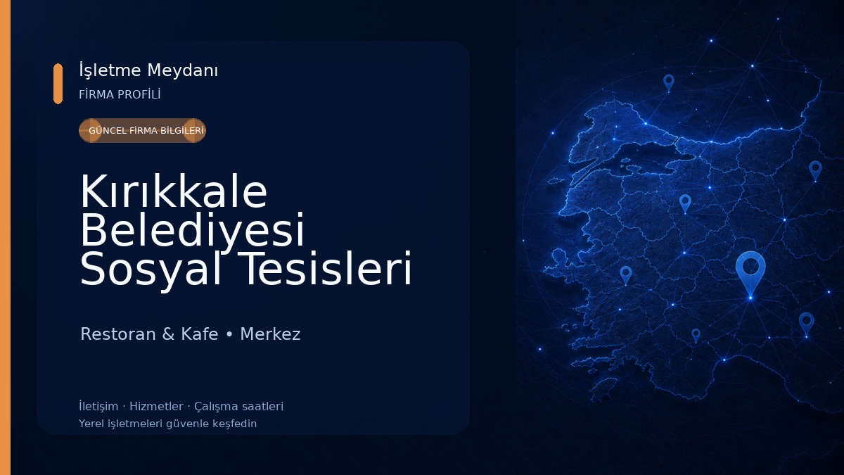 Kırıkkale Belediyesi Sosyal Tesisleri Restoran & Kafe