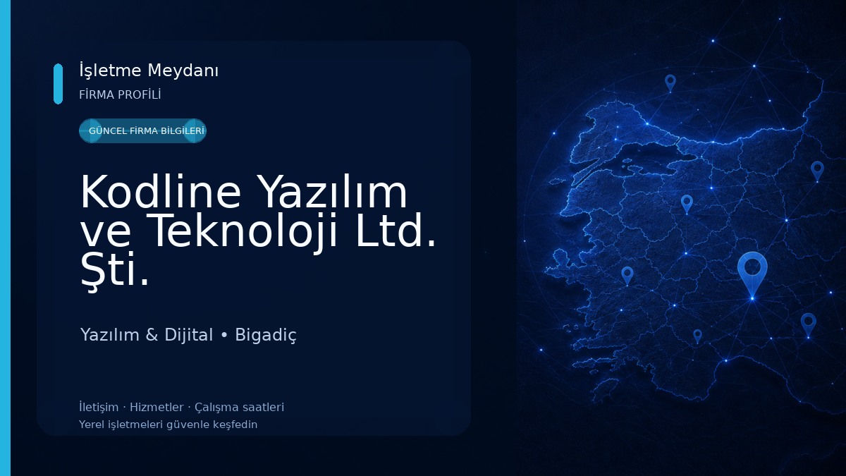 Kodline Yazılım ve Teknoloji Ltd. Şti. 