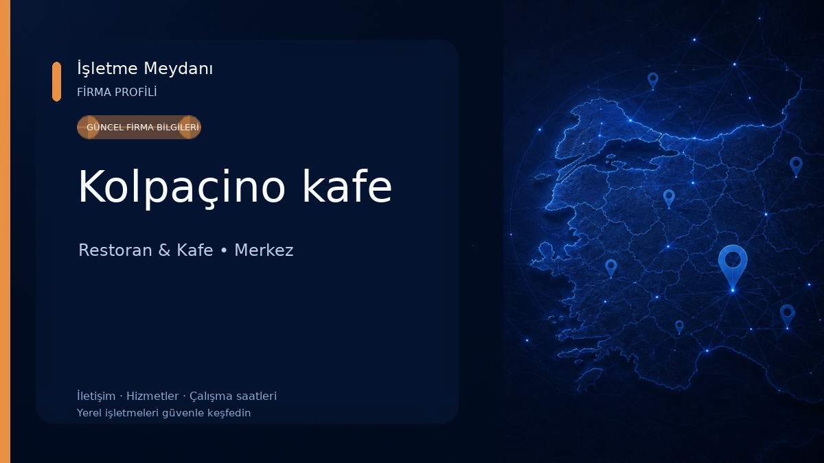 Kolpaçino kafe Restoran & Kafe