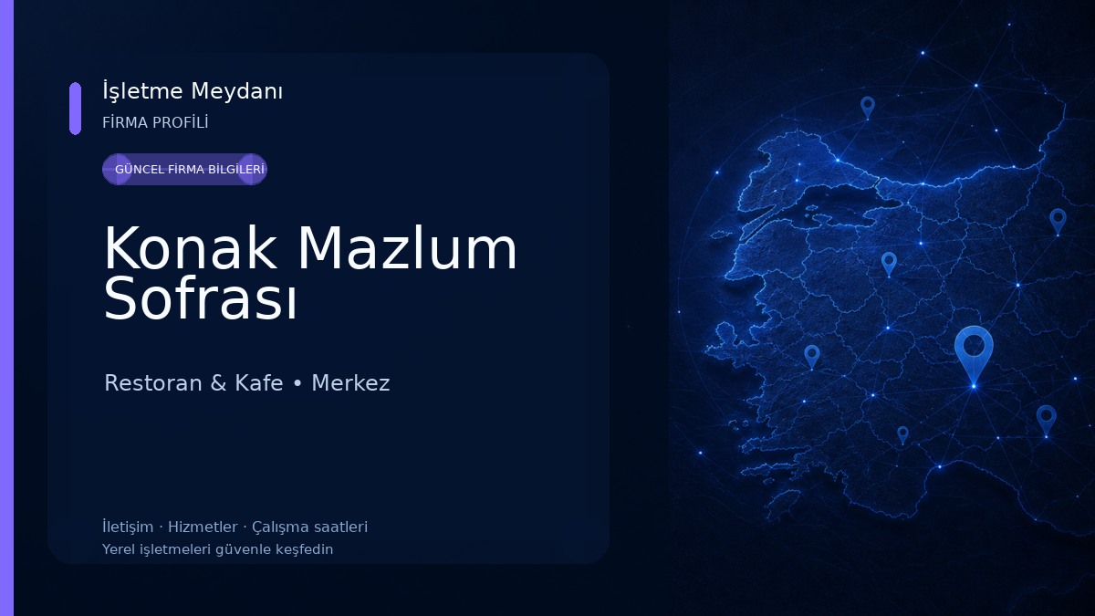 Konak Mazlum Sofrası