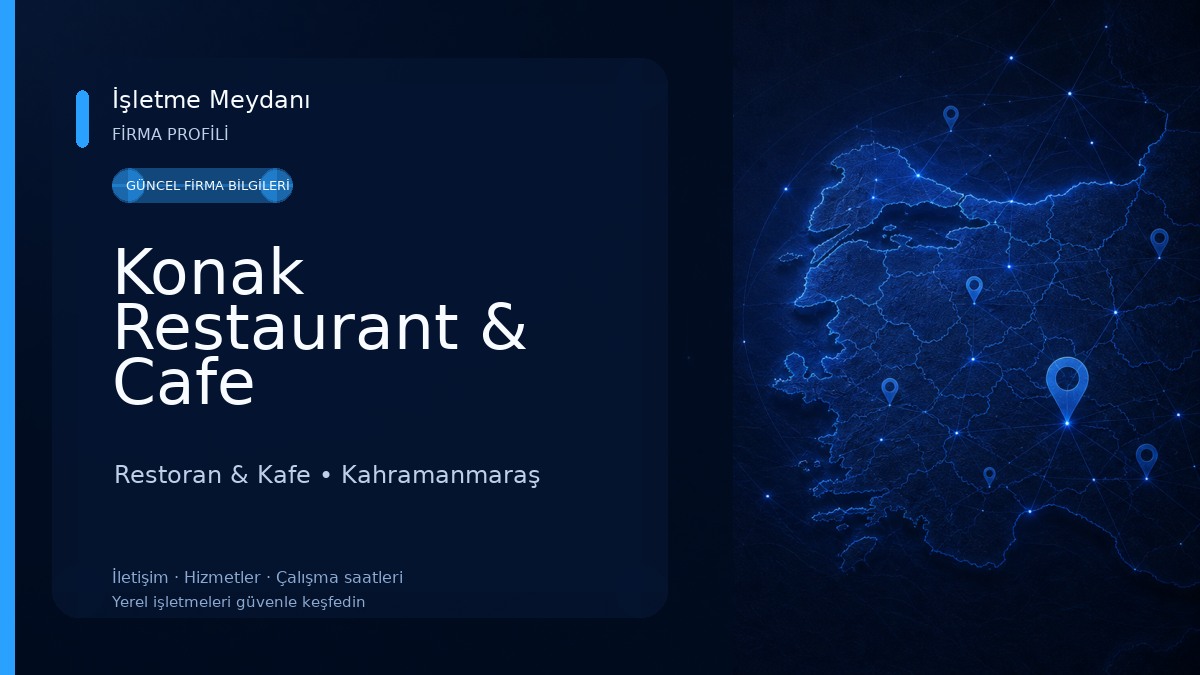 Konak Restaurant & Cafe Restoran & Kafe