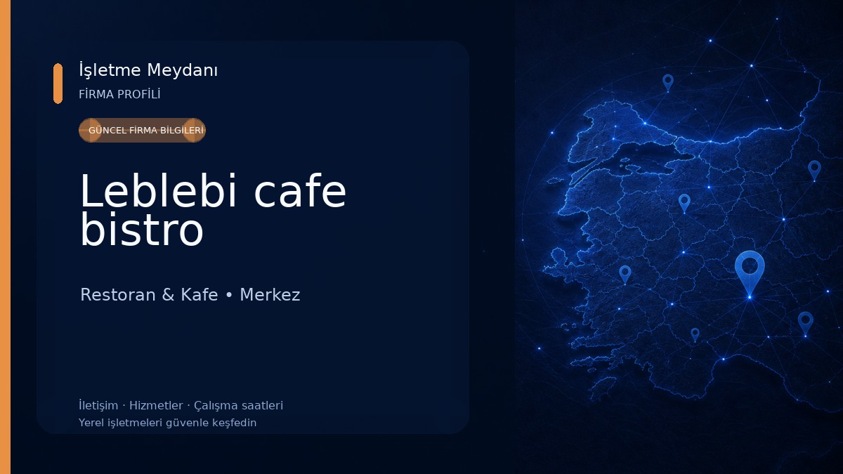 Leblebi cafe bistro Restoran & Kafe