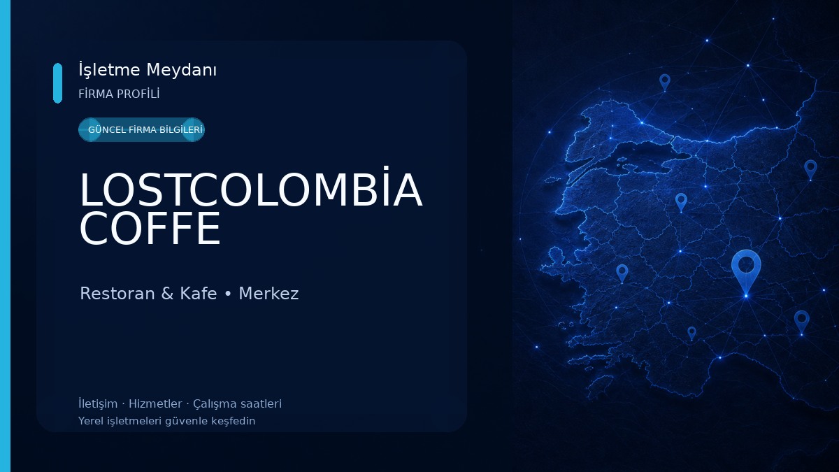 LOSTCOLOMBİA COFFE Restoran & Kafe