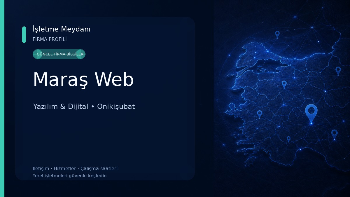 Maraş Web Yazılım & Dijital