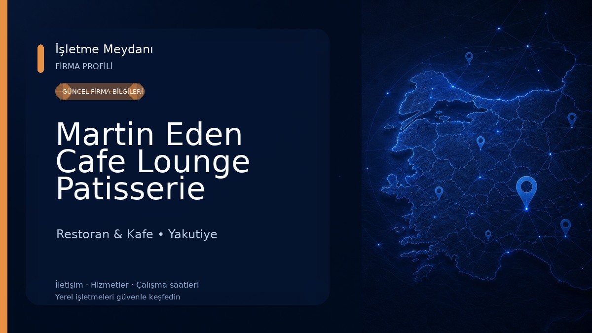 Martin Eden Cafe Lounge Patisserie Restoran & Kafe