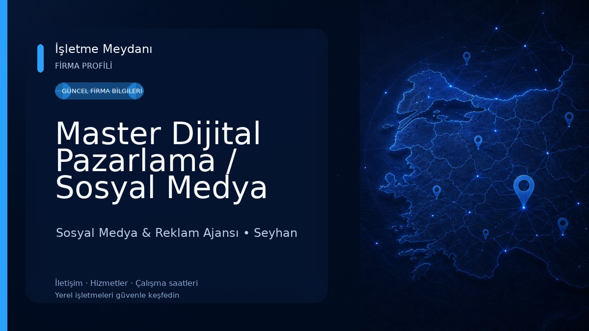 Master Dijital Pazarlama / Sosyal Medya Ajansı