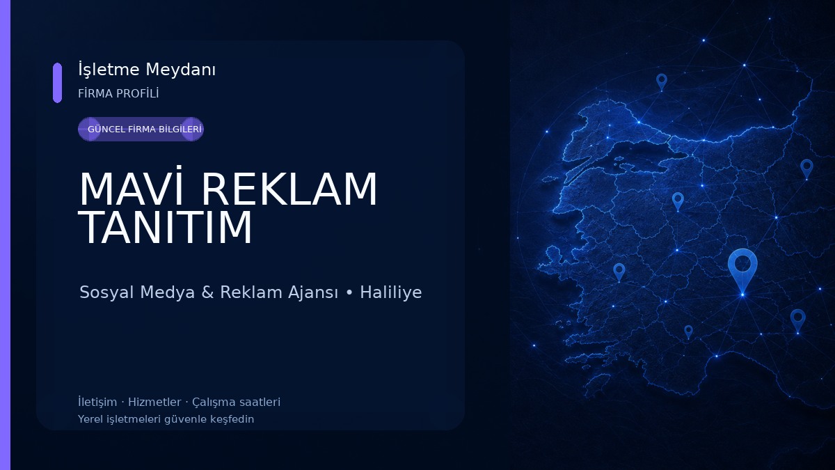 MAVİ REKLAM TANITIM