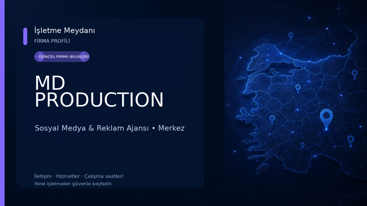 MD PRODUCTION Sosyal Medya & Reklam Ajansı