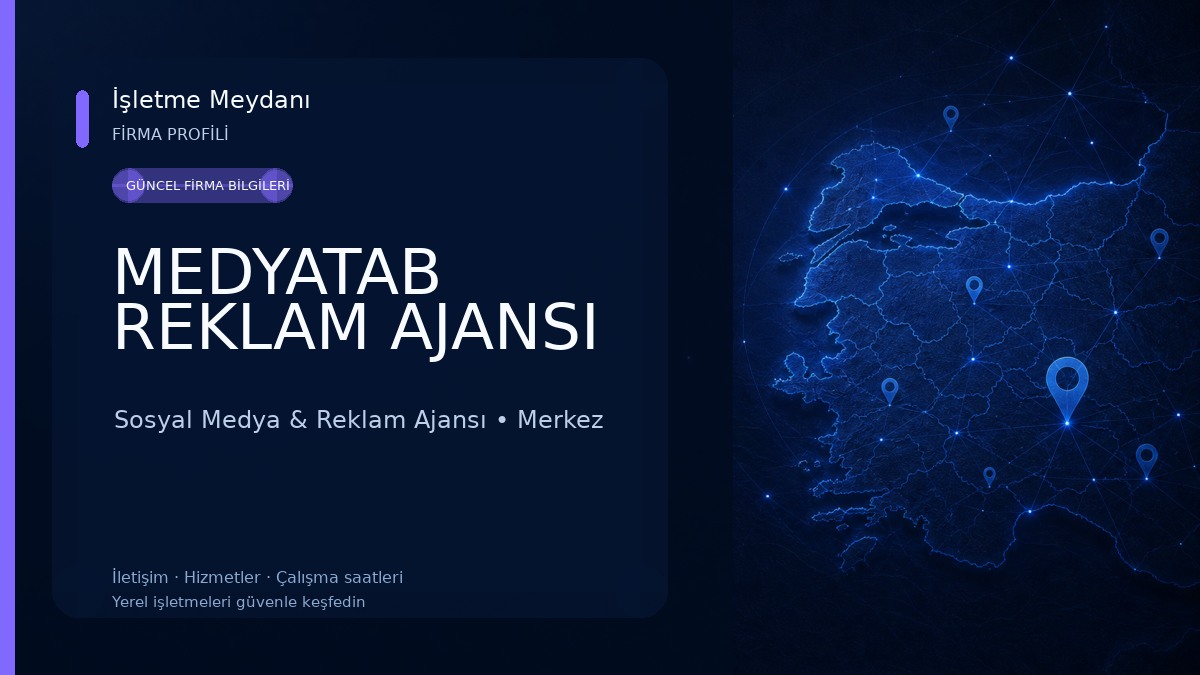 MEDYATAB REKLAM AJANSI Sosyal Medya & Reklam Ajansı