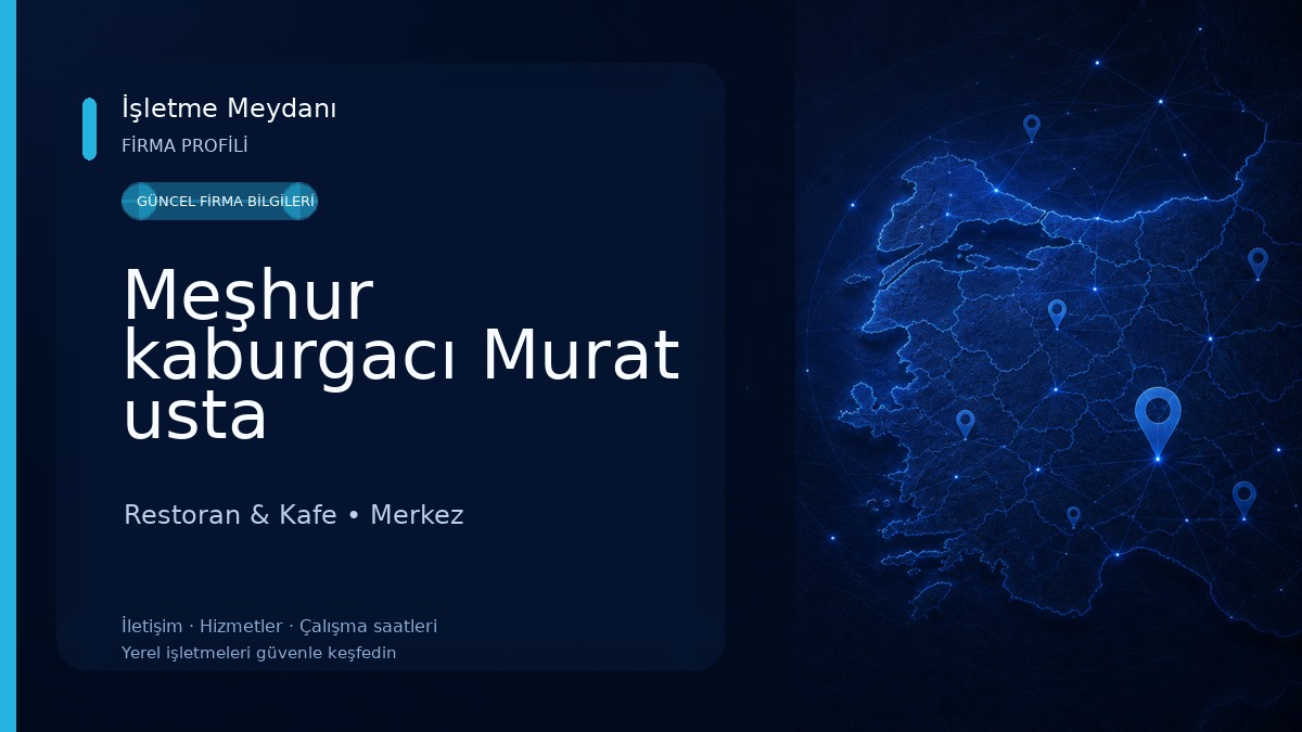 Meşhur kaburgacı Murat usta Restoran & Kafe