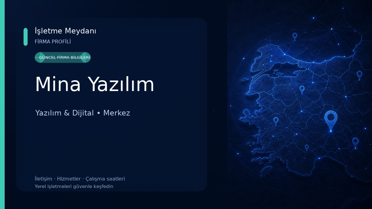 Mina Yazılım Yazılım & Dijital
