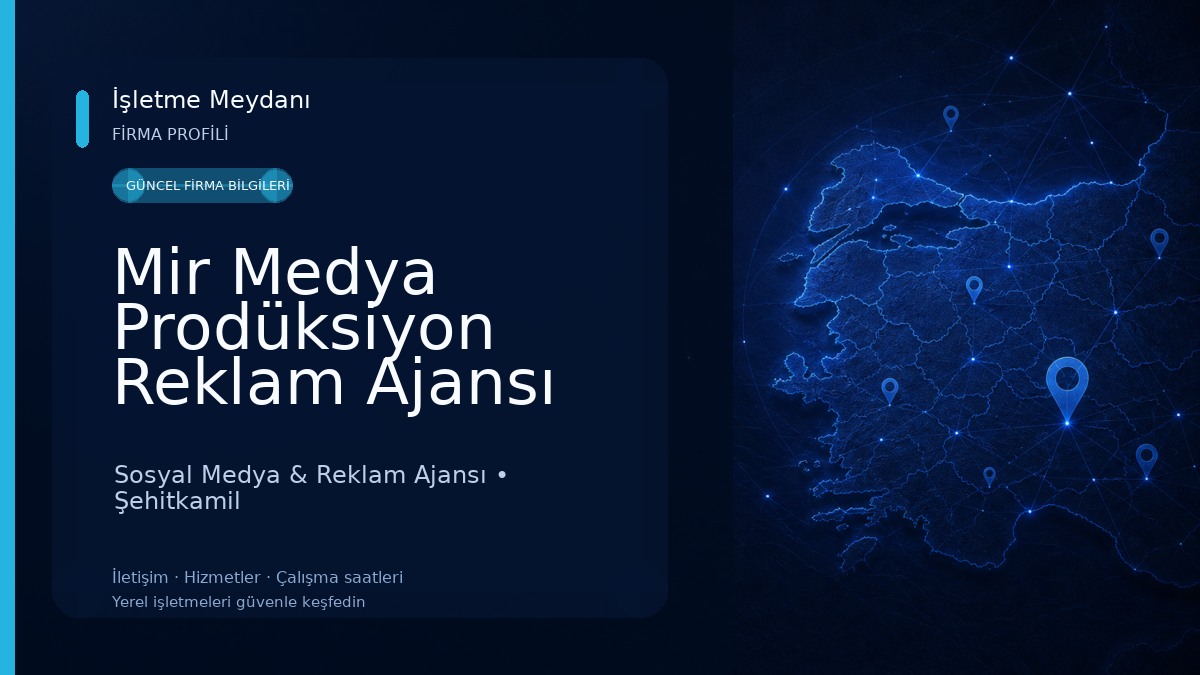 Mir Medya Prodüksiyon Reklam Ajansı Gaziantep (Sosyal Medya) 
