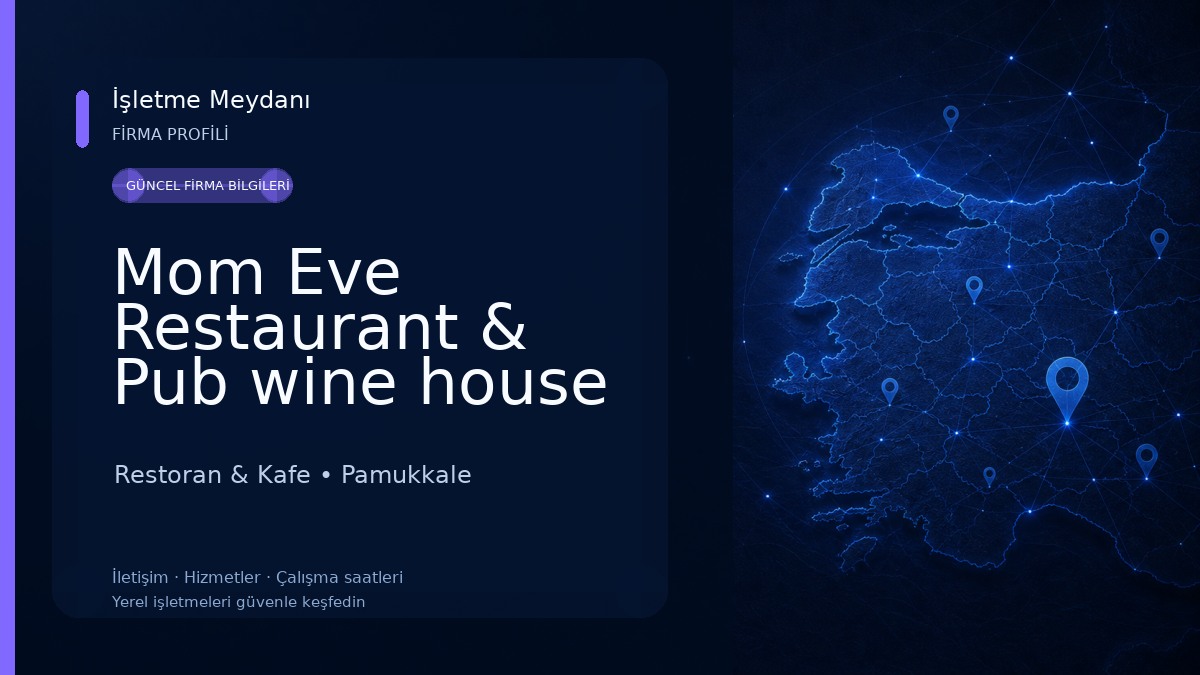 Mom Eve Restaurant & Pub wine house Restoran & Kafe