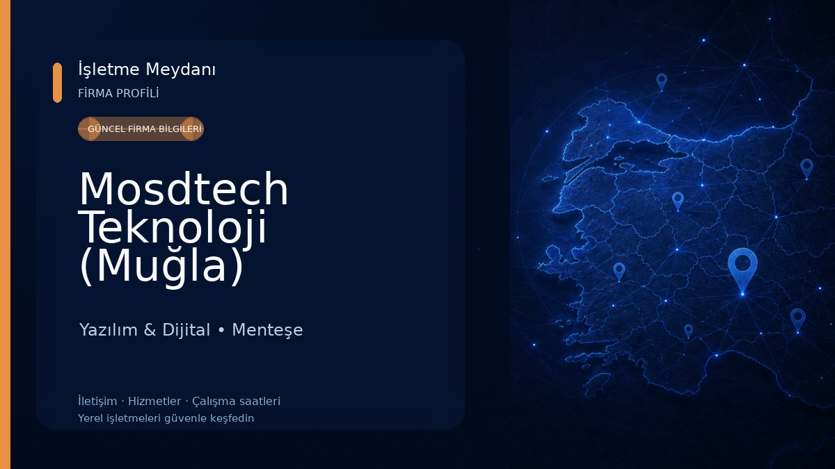 Mosdtech Teknoloji (Muğla) 