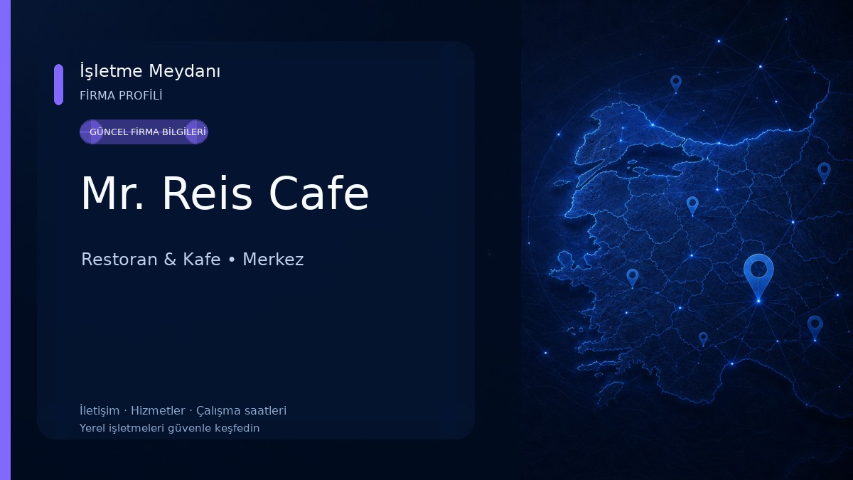 Mr. Reis Cafe Restoran & Kafe