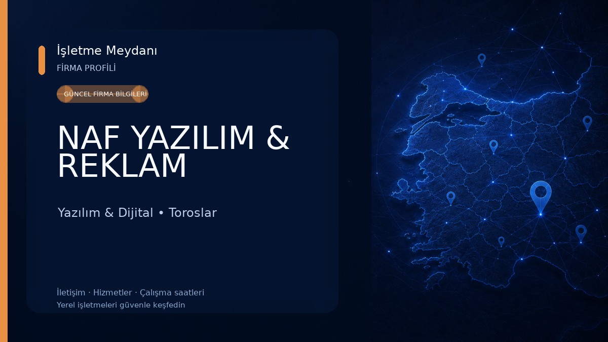 NAF YAZILIM & REKLAM Yazılım & Dijital