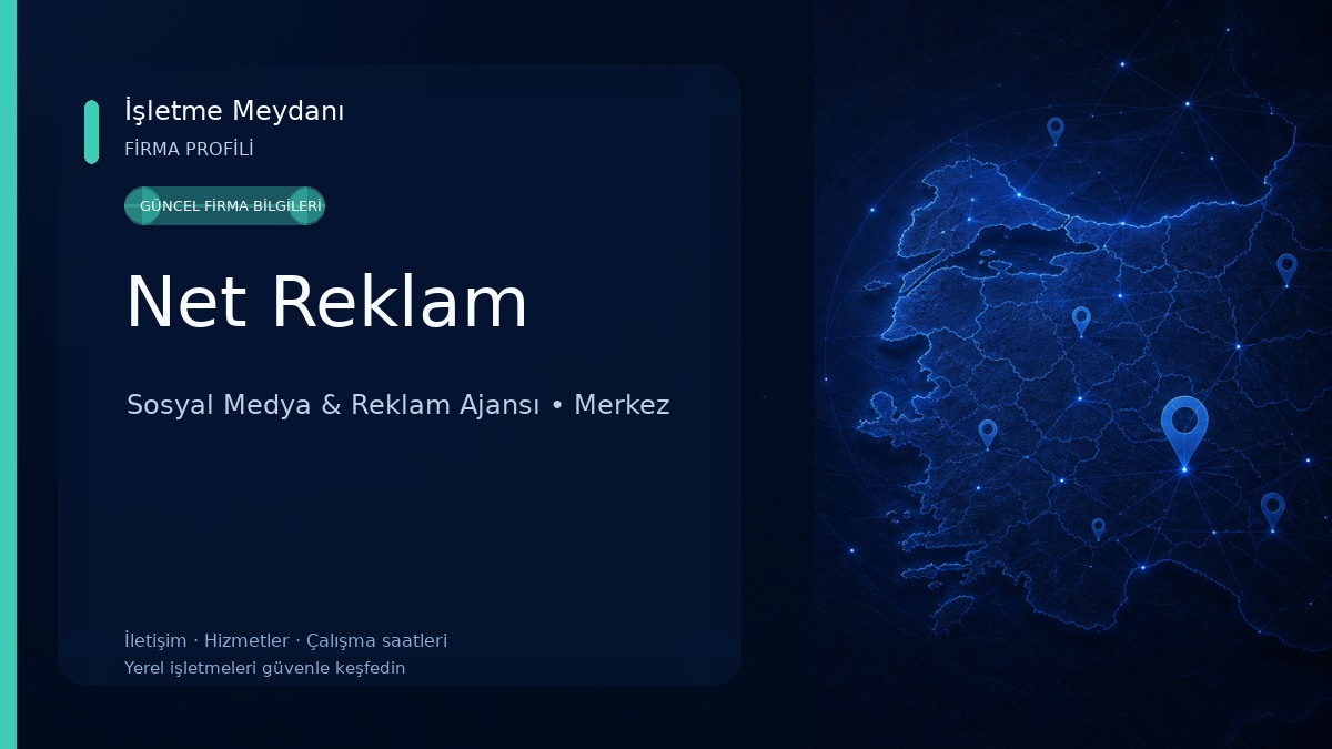 Net Reklam Sosyal Medya & Reklam Ajansı