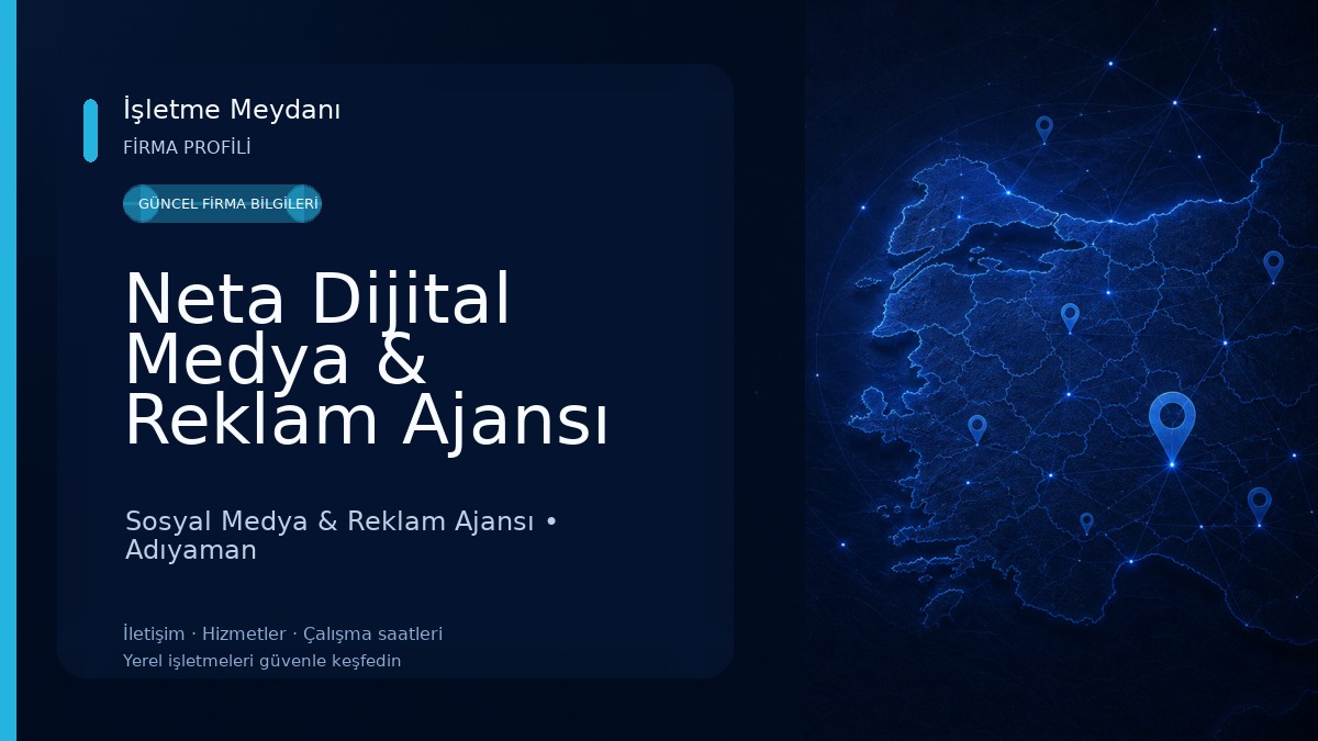 Neta Dijital Medya & Reklam Ajansı Sosyal Medya & Reklam Ajansı
