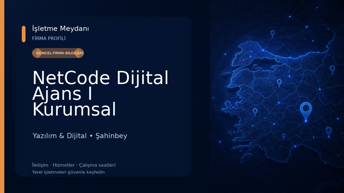 NetCode Dijital Ajans I Kurumsal Websitesi I Sosyal Medya Yönetimi I E-Ticaret Çözümleri I Özel CRM Yazılım Yazılım & Dijital