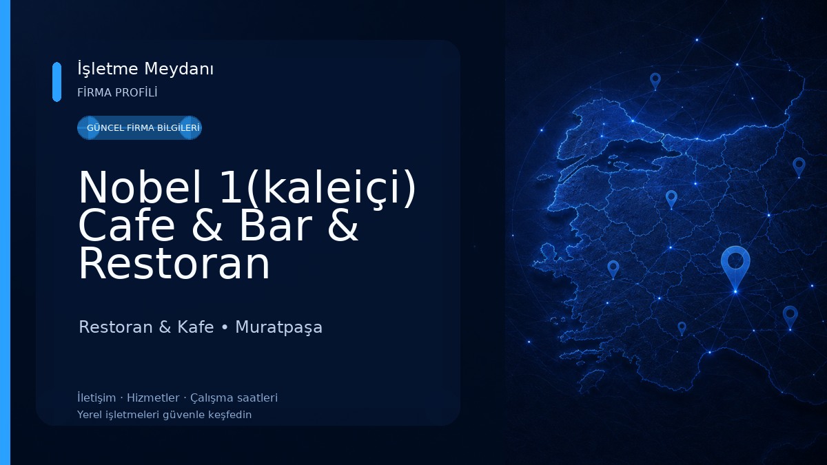 Nobel 1(kaleiçi) Cafe & Bar & Restoran