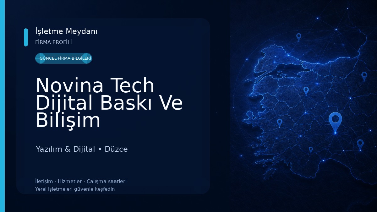 Novina Tech Dijital Baskı Ve Bilişim