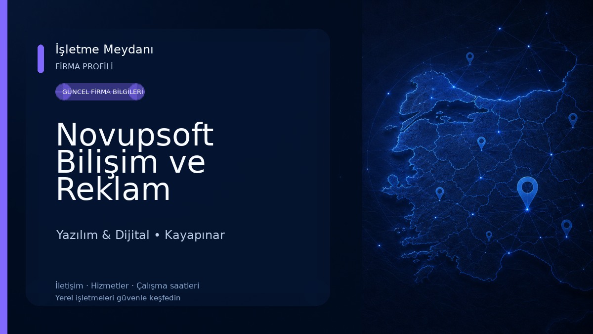 Novupsoft Bilişim ve Reklam Yazılım & Dijital