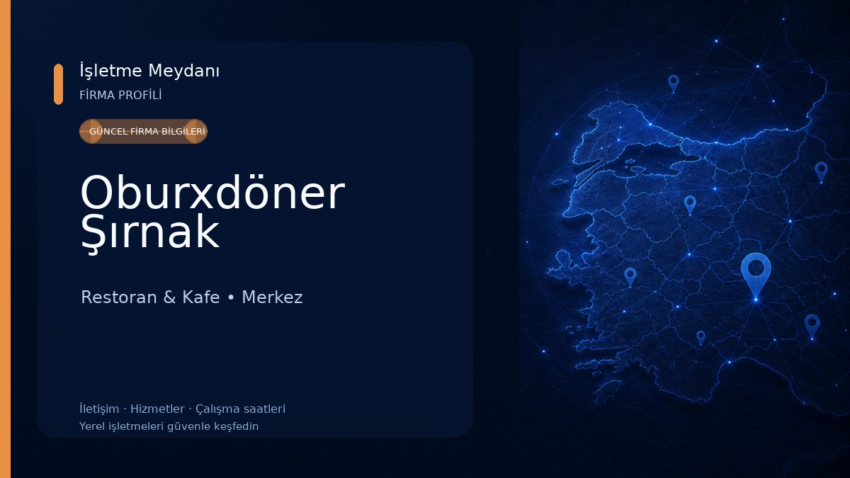 Oburxdöner Şırnak Restoran & Kafe