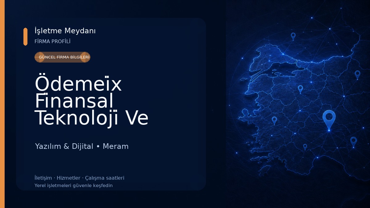 Ödemei̇x Fi̇nansal Teknoloji̇ Ve Yazılım Geli̇şti̇rme A.Ş Yazılım & Dijital
