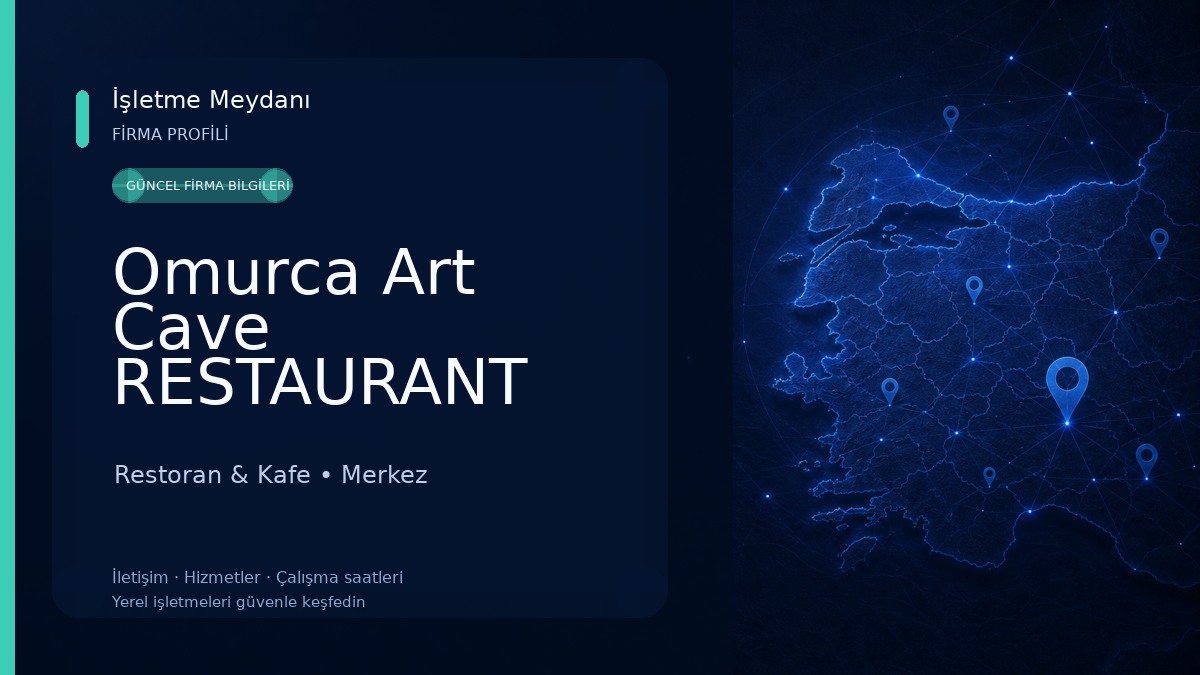 Omurca Art Cave RESTAURANT AND CAFE Restoran & Kafe