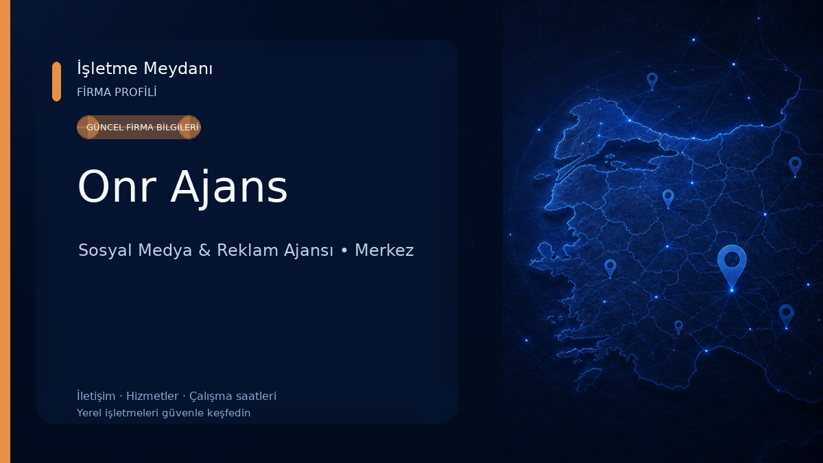 Onr Ajans Sosyal Medya & Reklam Ajansı