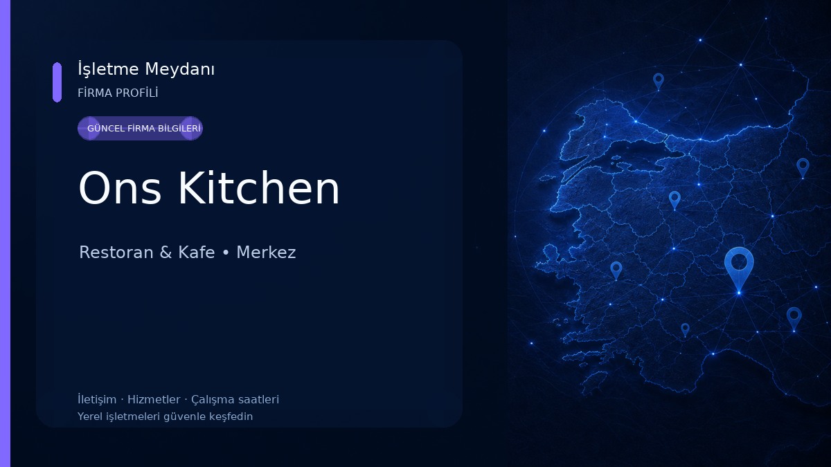 Ons Kitchen