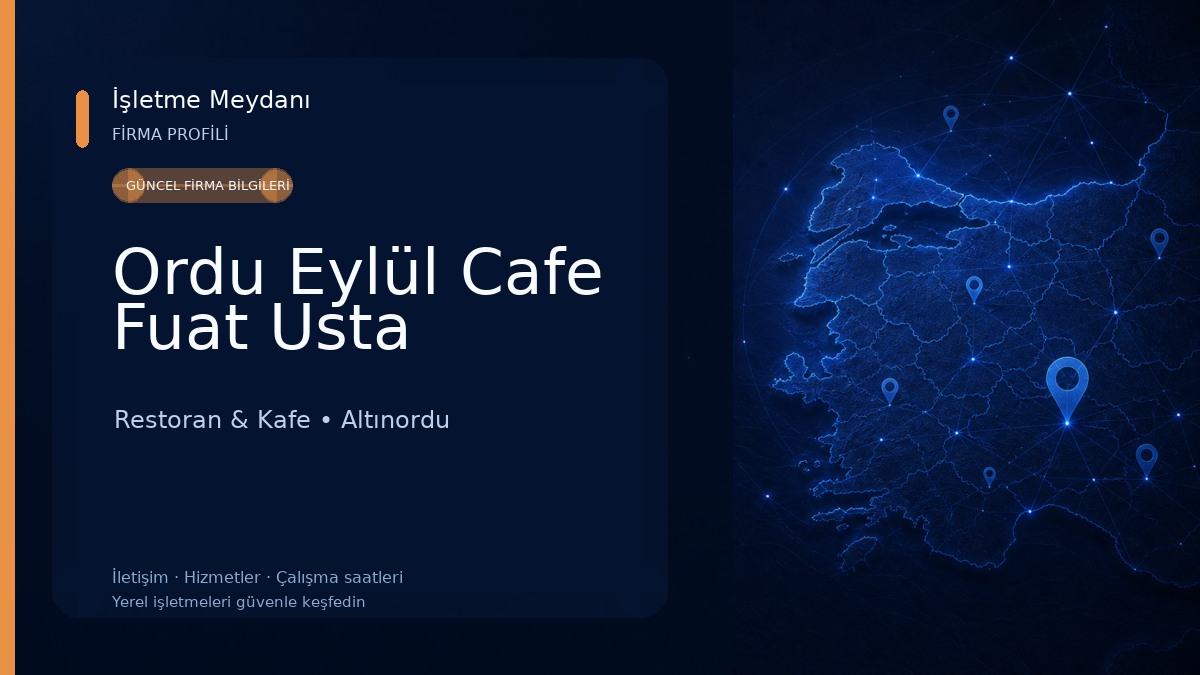 Ordu Eylül Cafe Fuat Usta 