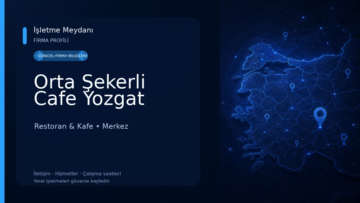 Orta Şekerli Cafe Yozgat Restoran & Kafe