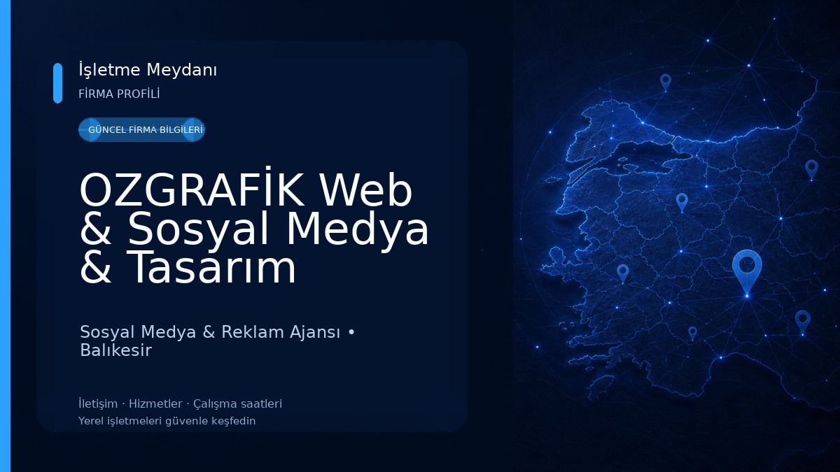 OZGRAFİK Web & Sosyal Medya & Tasarım