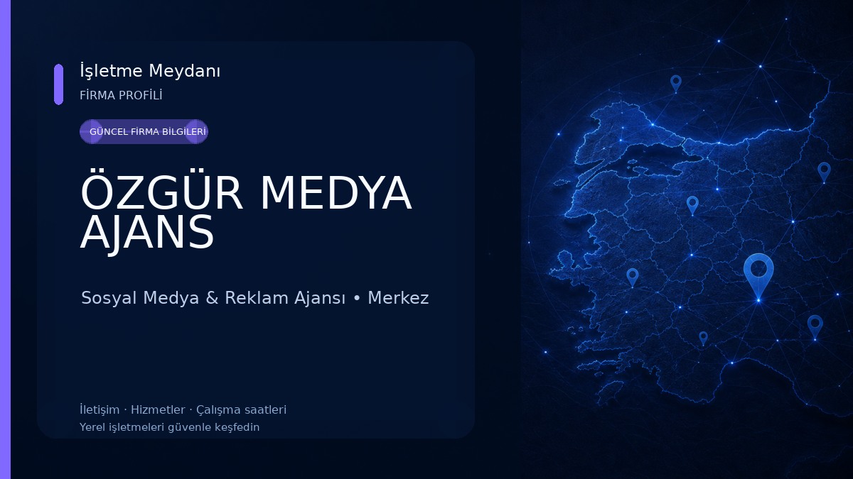 ÖZGÜR MEDYA AJANS Sosyal Medya & Reklam Ajansı