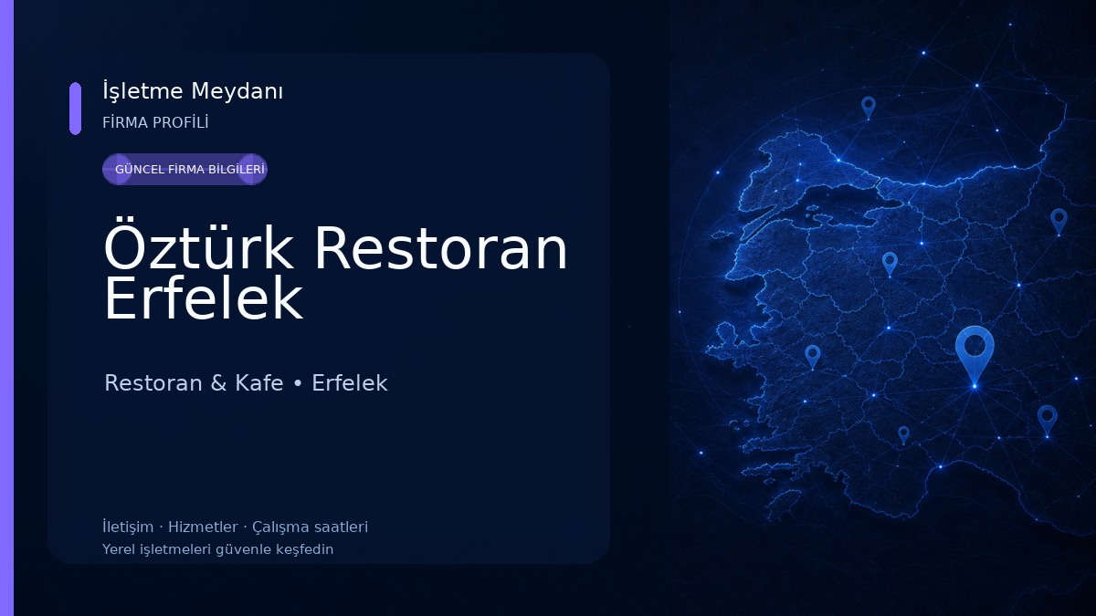 Öztürk Restoran Erfelek