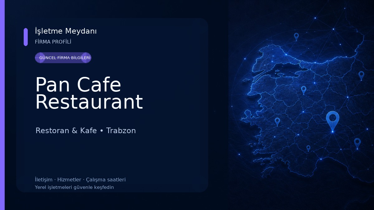 Pan Cafe Restaurant Restoran & Kafe