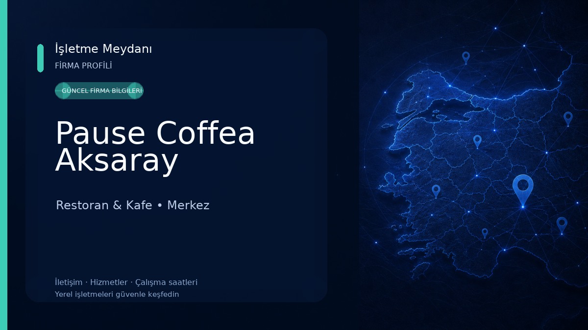 Pause Coffea Aksaray 