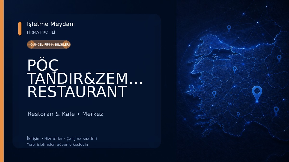 PÖÇ TANDIR&ZEMZEM RESTAURANT