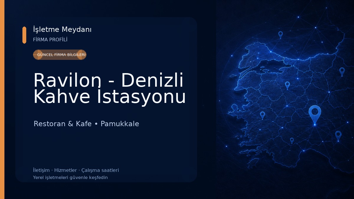 Ravilon - Denizli Kahve İstasyonu Restoran & Kafe