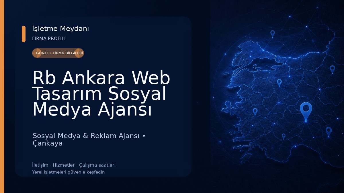 Rb Ankara Web Tasarım Sosyal Medya Ajansı