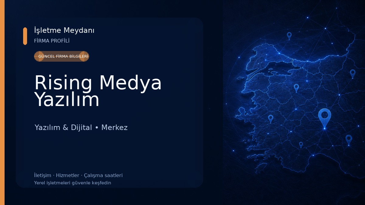 Rising Medya Yazılım Yazılım & Dijital