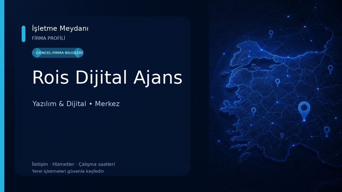 Rois Dijital Ajans Yazılım & Dijital
