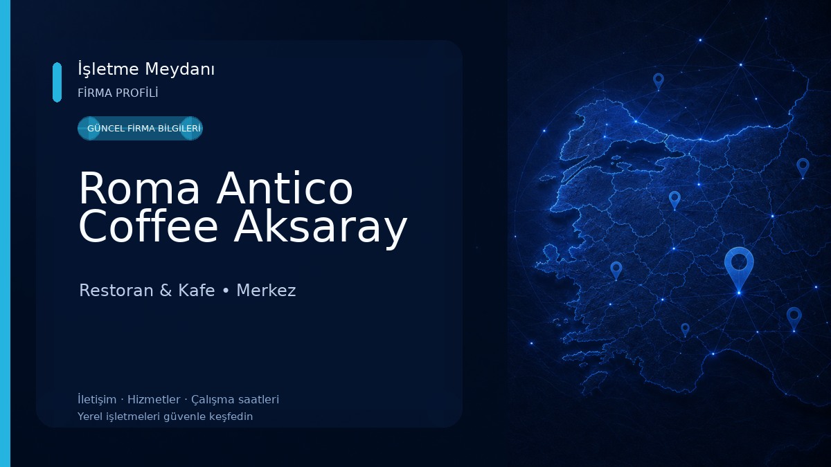 Roma Antico Coffee Aksaray Restoran & Kafe