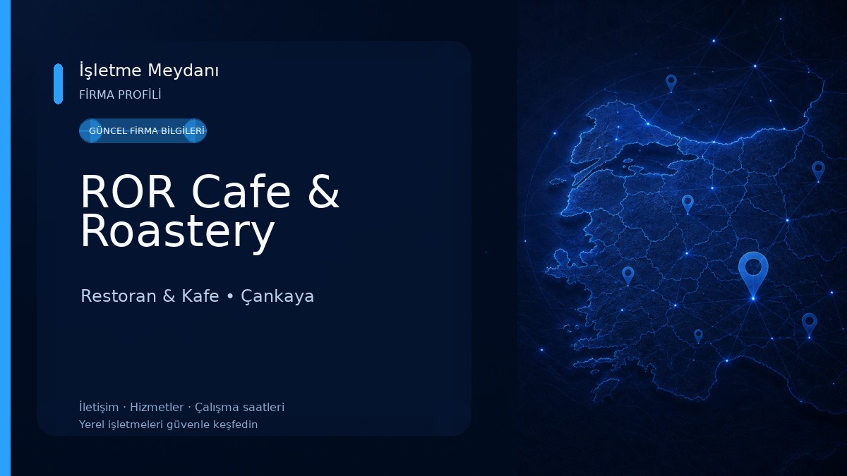 ROR Cafe & Roastery Restoran & Kafe